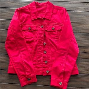Red Jean Jacket